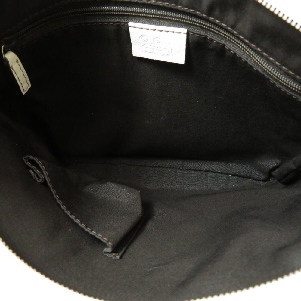 Gucci Logo Motif Shoulder Bag Canvas Leather - Picture 5 of 11